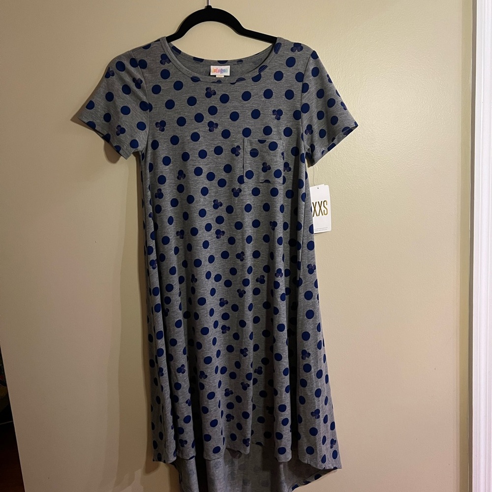 LuLaRoe Carly DISNEY NWT Short Sleeve A-Line Dress